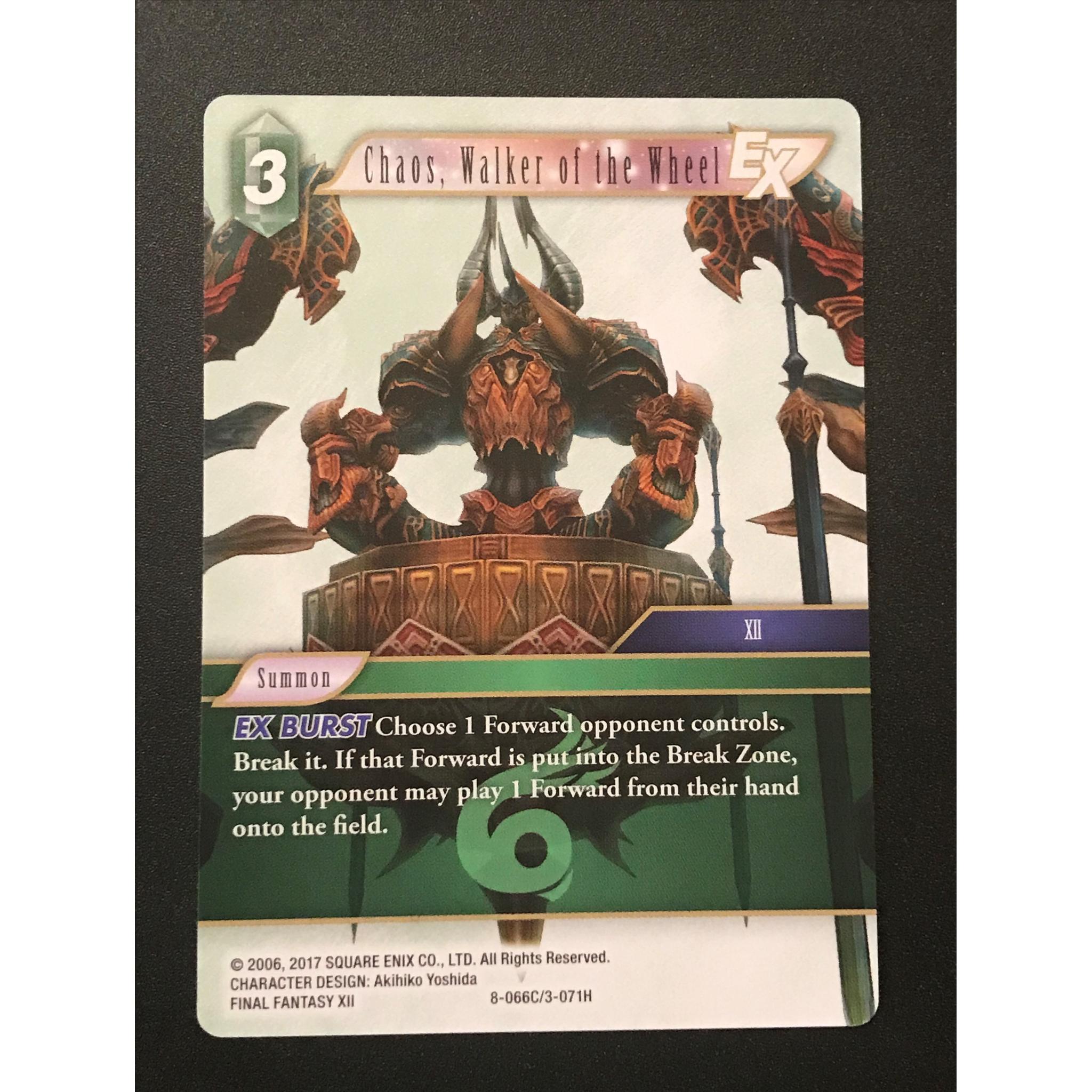 Final Fantasy Tcg Opus 8 Chaos Walker Of The Wheel 8 066c 3 071h