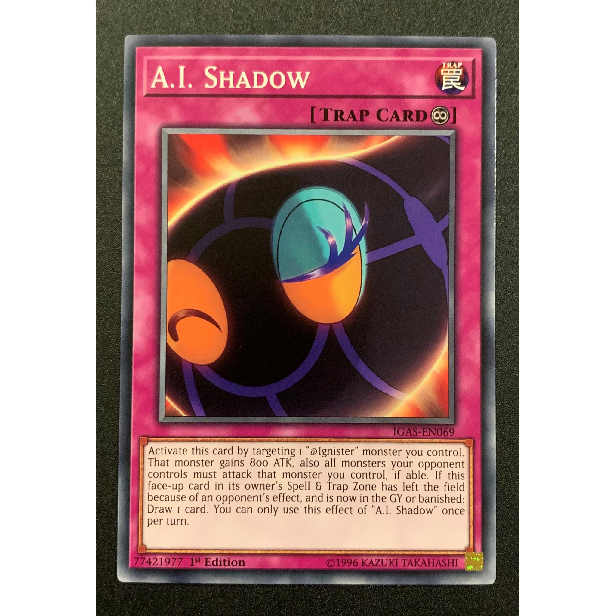 A.I. Shadow Yu-Gi-Oh! Sammelkarte – IGAS-EN069 – Common, Unbegrenzte Auflage