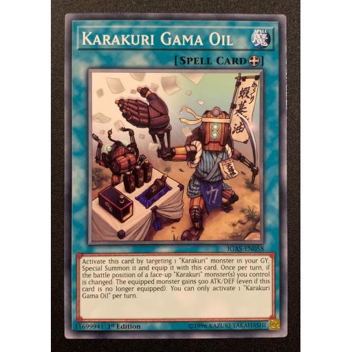 Karakuri Gama Oil IGAS-EN058 - 1st Edition