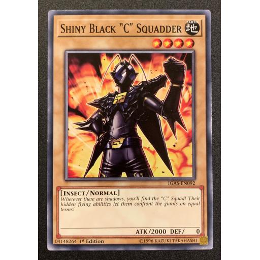 Shiny Black "C" Squadder IGAS-EN092 - 1st Edition