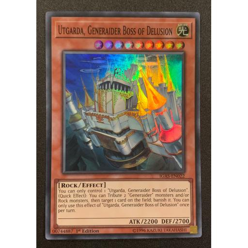 Utgarda, Generaider Boss of Delusion IGAS-EN022 - 1st Edition