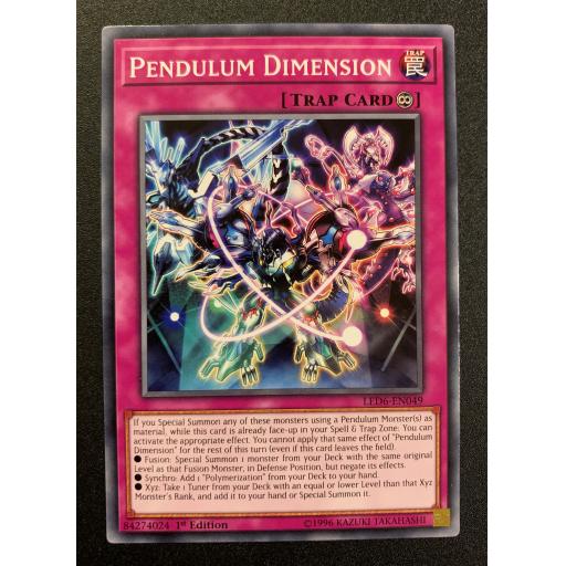 Pendulum Dimension | LED6-EN049 | Common | 1st Edition