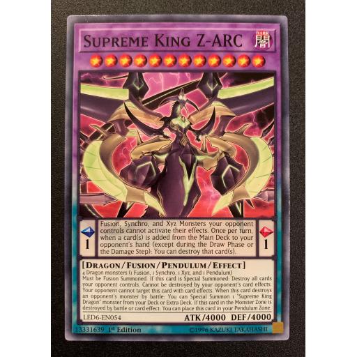 Supreme King Z-ARC | LED6-EN054 | Common | 1st Edition