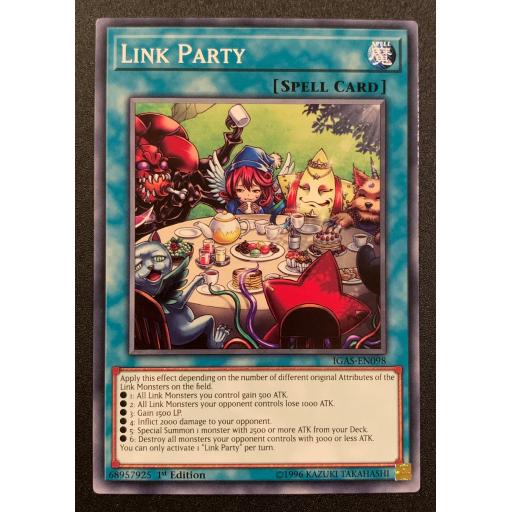 Link Party IGAS-EN098 - 1st Edition