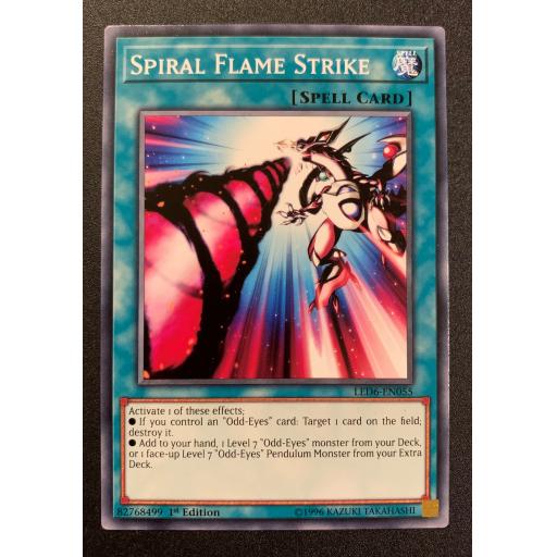 Spiral Flame Strike | LED6-EN055 | Common | 1st Edition