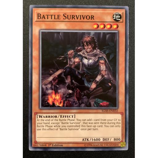 Battle Survivor IGAS-EN032 - 1st Edition