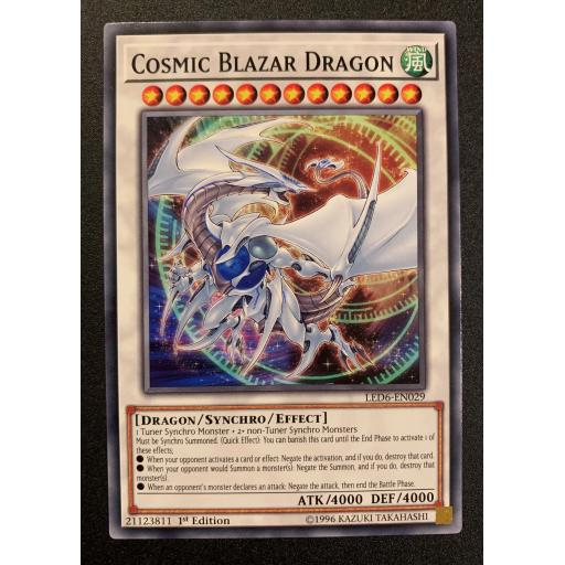 Cosmic Blazer Dragon | LED6-EN029 | Common | 1st Edition