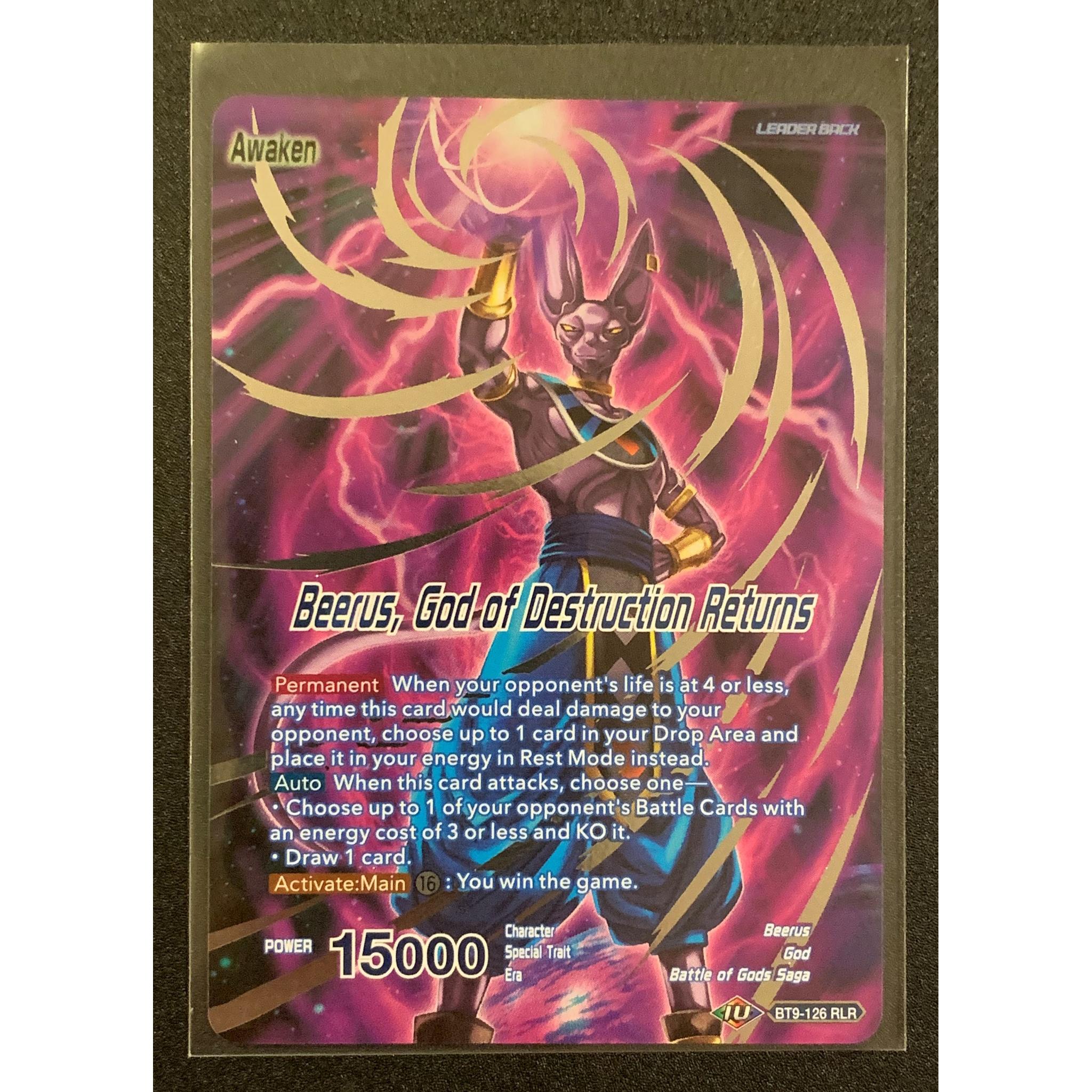 Beerus / Beerus, God of Destruction Returns BT9126 RLR