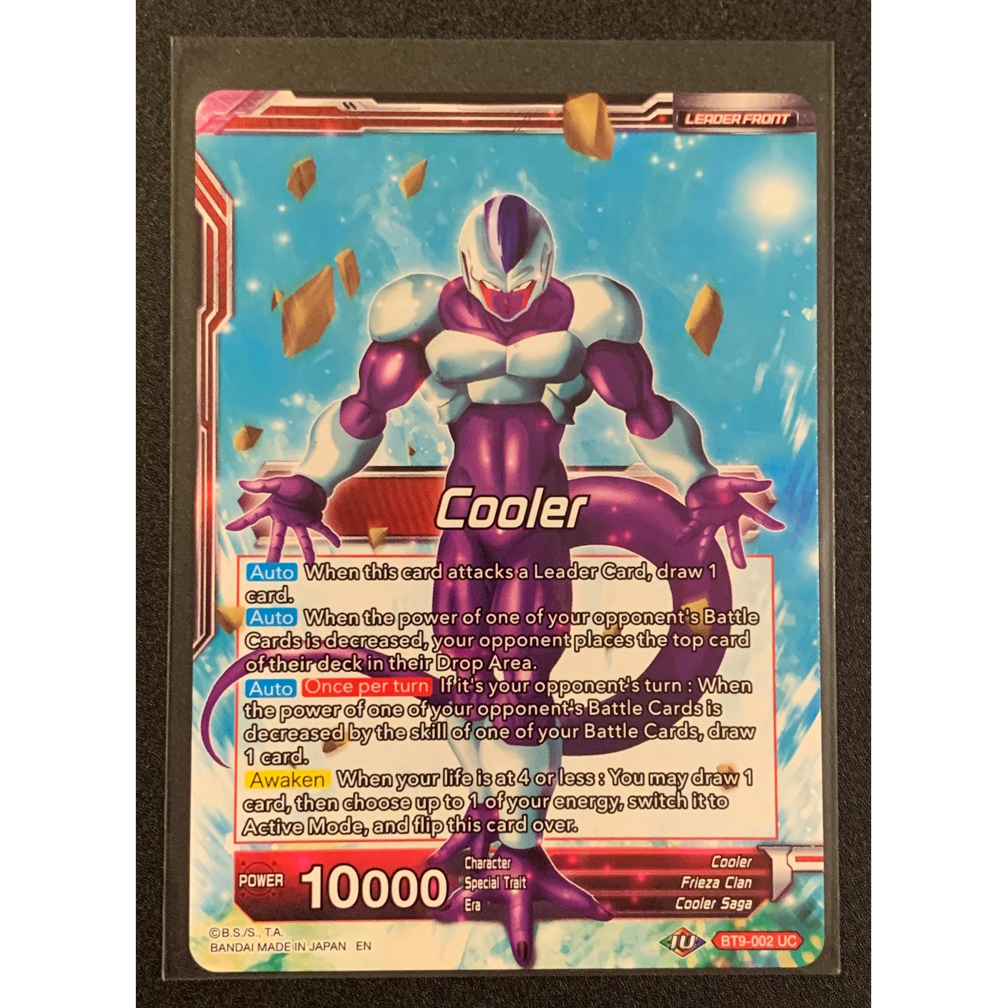 Cooler / Cooler, Revenge Transformed BT9002 UC