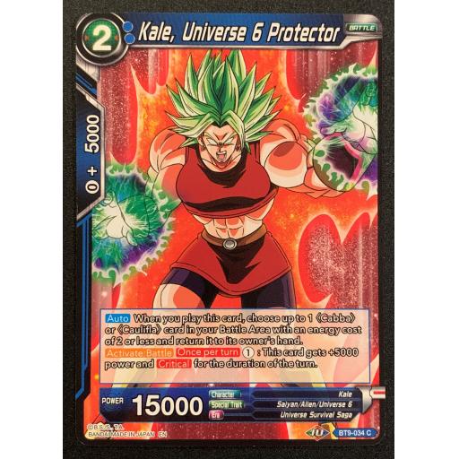 Kale, Universe 6 Protector BT9-034 C