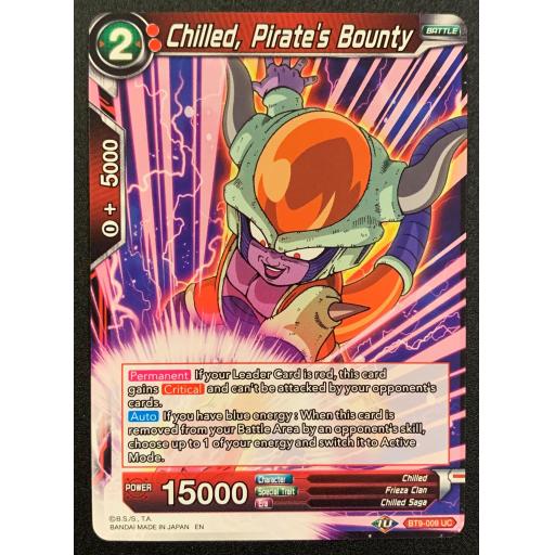 Chilled, Pirate's Bounty BT9-009 UC