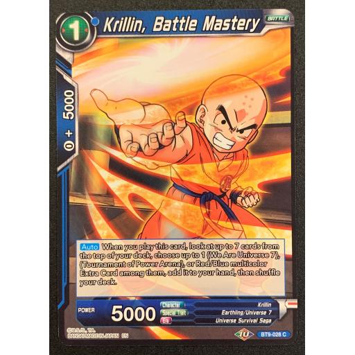 Krillin, Battle Mastery BT9-028 C