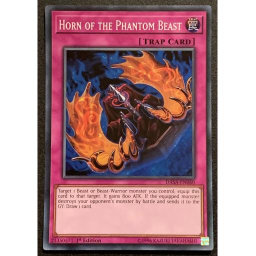 Horn of the Phantom Beast | DASA-EN060 | Super Rare | 1st Edition