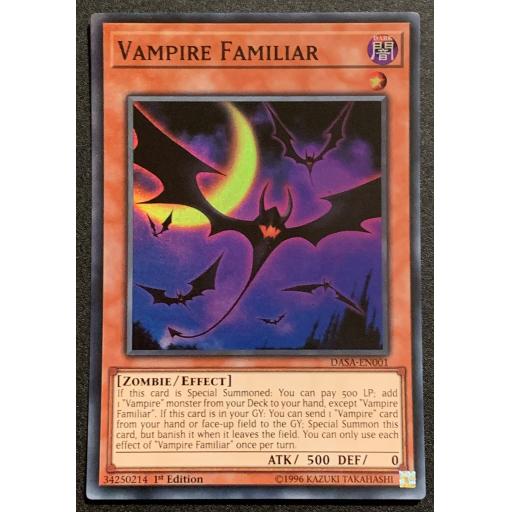 Vampire Familiar | DASA-EN001 | Super Rare | 1st Edition