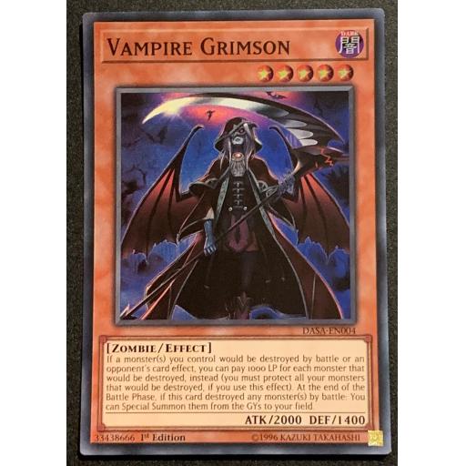 Vampire Grimson | DASA-EN004 | Super Rare | 1st Edition