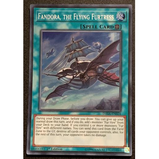 Fandora, The Flying Furtress | DASA-EN024 | Super Rare | 1st Edition
