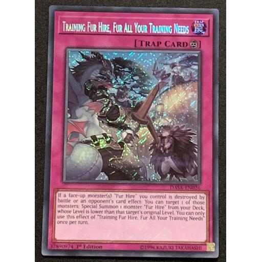 Training Fur Hire, Fur All Your Trining Needs | DASA-EN026 | Secret Rare | 1st Edition