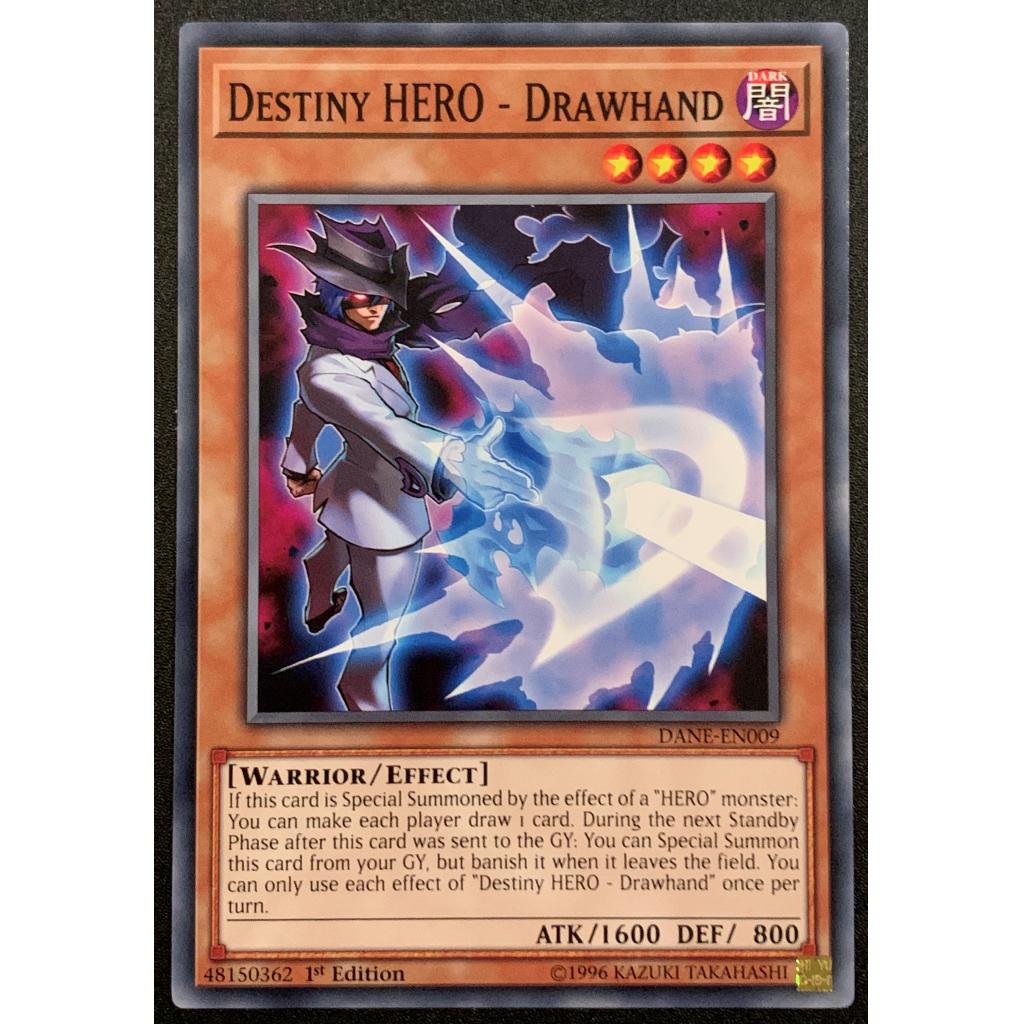 Destiny HERO Drawhand DANEEN009 1st Edition Dragon Card Games