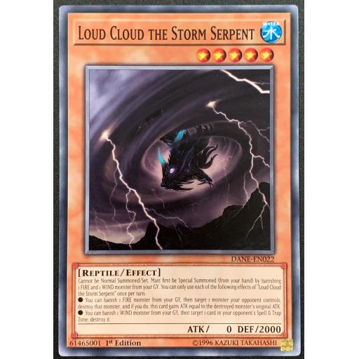 Loud Cloud The Storm Serpent | DANE-EN022 | 1st Edition | Common