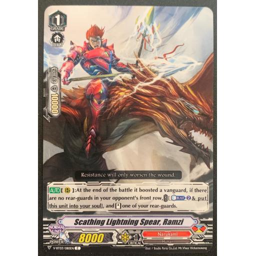 Scathing Lightning Spear, Ramzi | V-BT03/080EN | C