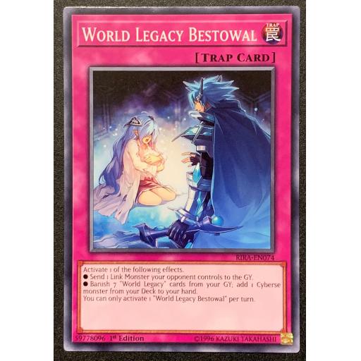 World Legacy Bestowal | RIRA-EN074 | 1st Edition