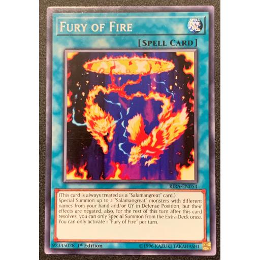 Fury of Fire | RIRA-EN054 | 1st Edition