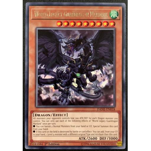 World Legacy Guardragon Mardark | DANE-EN018 | 1st Edition | Rare