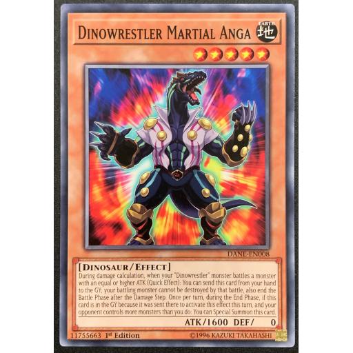 Dinowrestler Martial Anga | DANE-EN008 | 1st Edition | Common