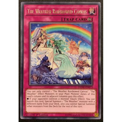 The Weather Rainbowed Canvas | DANE-EN073 | 1st Edition | Rare