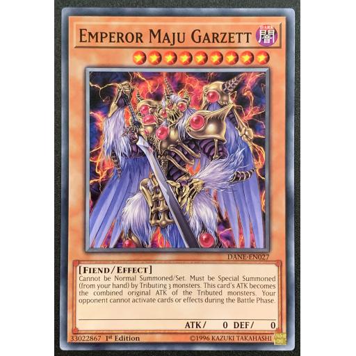 Emperor Maju Garzett | DANE-EN027 | 1st Edition | Common