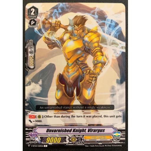 Unvarnished Knight, Virargus | V-BT03/059EN | C