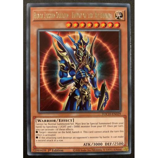 Black Luster Soldier - Envoy of the Beginning | TOCH-EN029 | Rare | 1st Edition