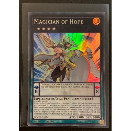 Magician of Hope | TOCH-EN024 | Super Rare | 1st Edition