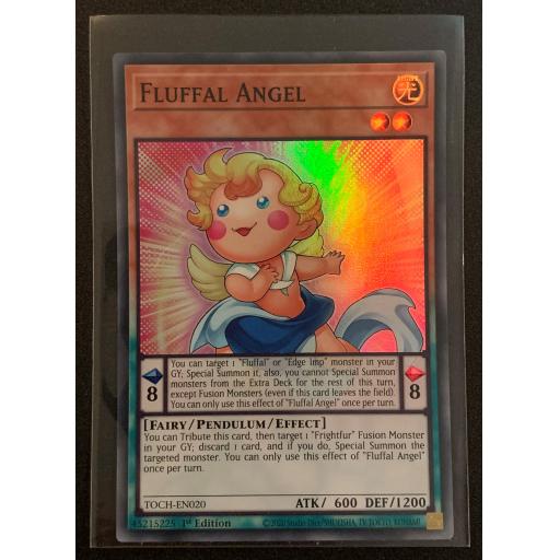 Fluffal Angel | TOCH-EN020 | Super Rare | 1st Edition