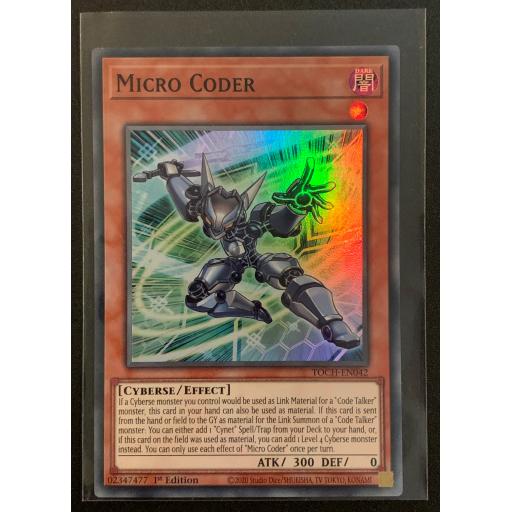 Micro Coder | TOCH-EN042 | Super Rare | 1st Edition