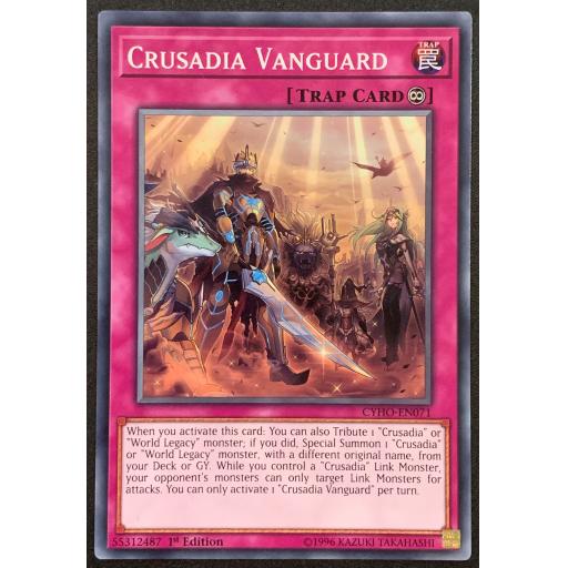 Crusadia Vanguard | CYHO-EN071 | 1st Edition | Common