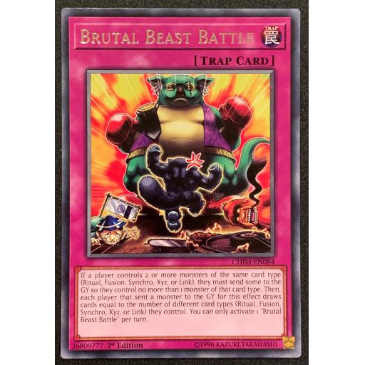 Brutal Beast Battle | CHIM-EN084 | 1st Edition | Rare