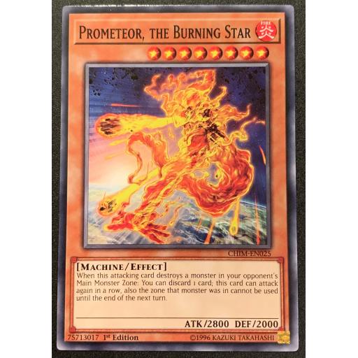 Prometeor, the Burning Star | CHIM-EN025 | 1st Edition | Common