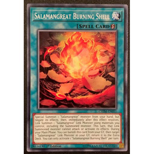 Salagamgreat Burning Shell | CHIM-EN051 | 1st Edition | Common