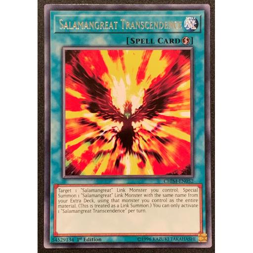 Salamangreat Transcendence | CHIM-EN052 | 1st Edition | Rare