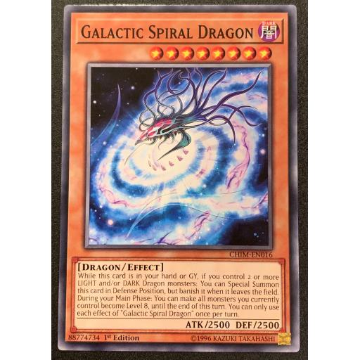 Galactic Spiral Dragon | CHIM-EN016 | 1st Edition | Common