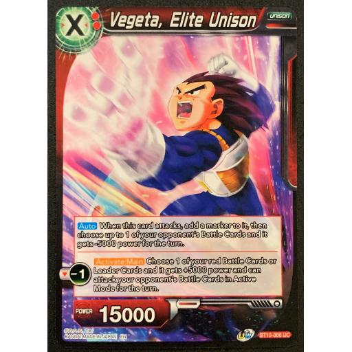 Vegeta, Elite Unison | BT10-005 UC