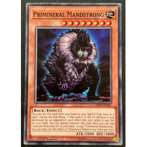 Primineral Mandstrong | CHIM-EN081 | 1st Edition | Common