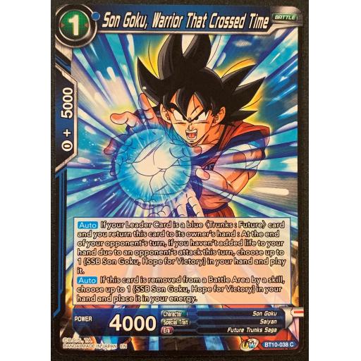 Son Goku, Warrior That Crossed Time | BT10-038 C