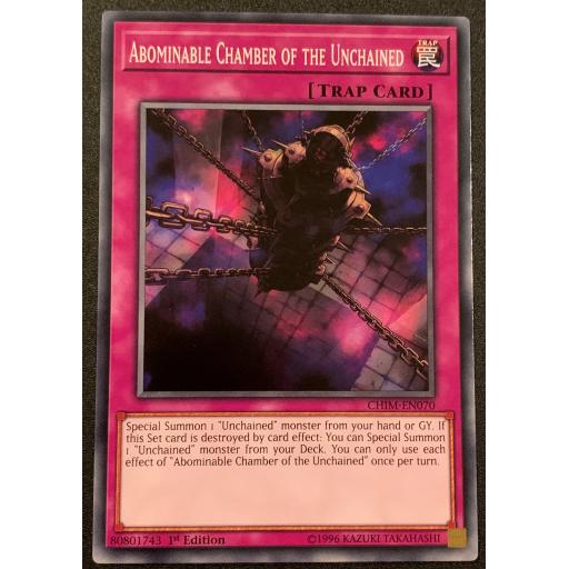 Abominable Chamber of the Unchained | CHIM-EN070 | 1st Edition | Common