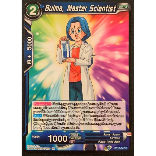 Bulma, Master Scientist | BT10-047 C