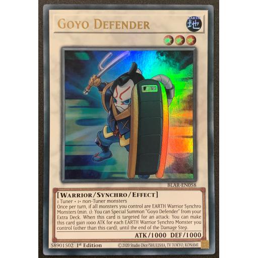 Goyo Defender | BLAR-EN058 | 1st Edition | Ultra Rare