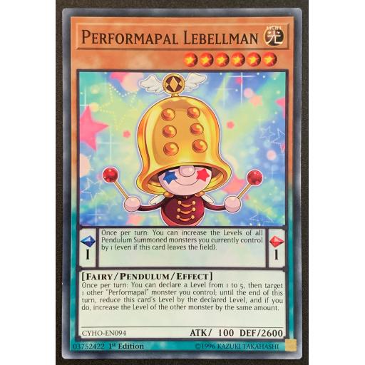 Performapal Lebellman | CYHO-EN094 | 1st Edition | Common