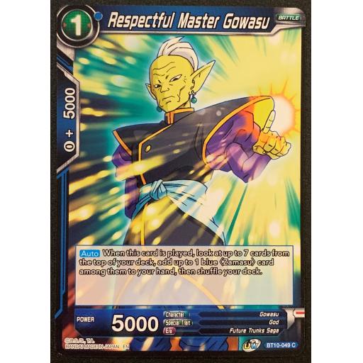 Respectful Master Gowasu | BT10-049 C