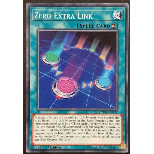 Zero Extra Link | CYHO-EN052 | 1st Edition | Common